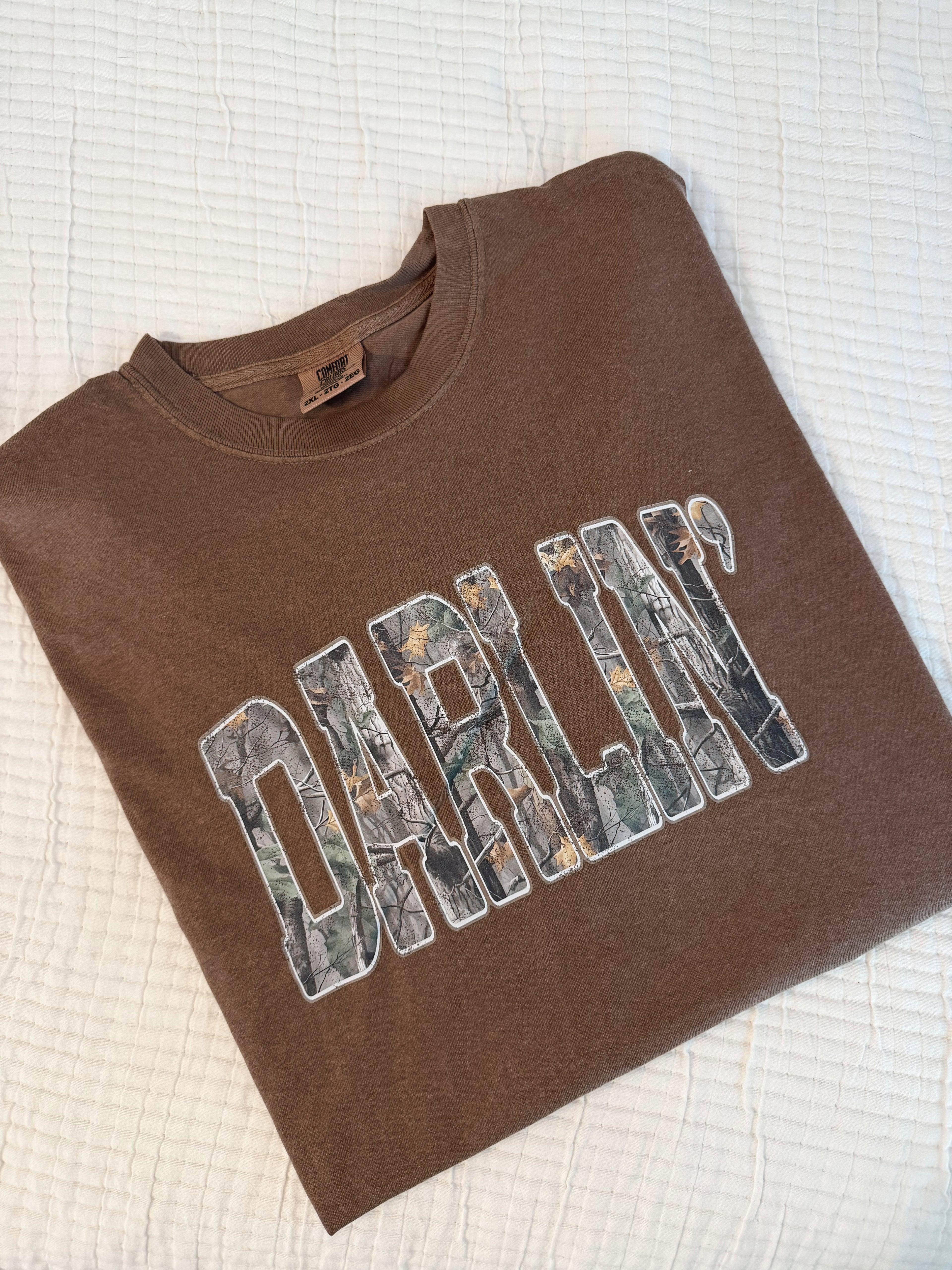 Darlin' Retro Camo Western T-shirt
